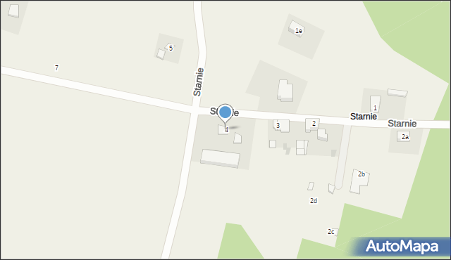 Starnie, Starnie, 4, mapa Starnie
