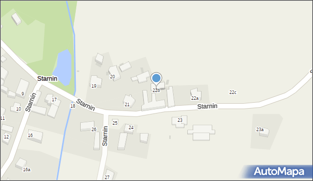 Starnin, Starnin, 22b, mapa Starnin