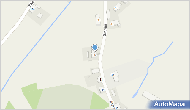 Starnin, Starnin, 32, mapa Starnin