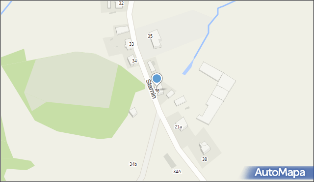 Starnin, Starnin, 36, mapa Starnin