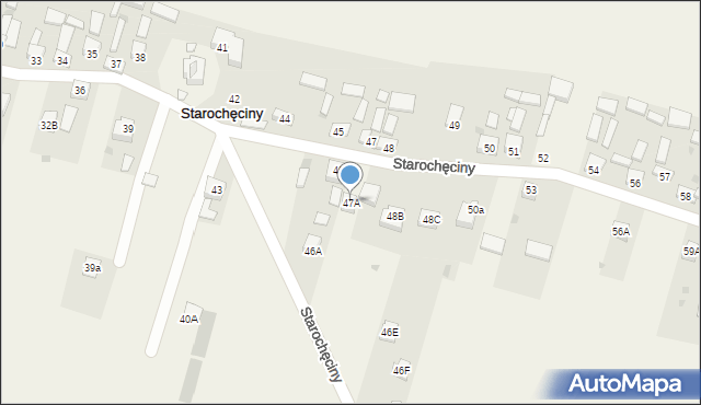 Starochęciny, Starochęciny, 47A, mapa Starochęciny