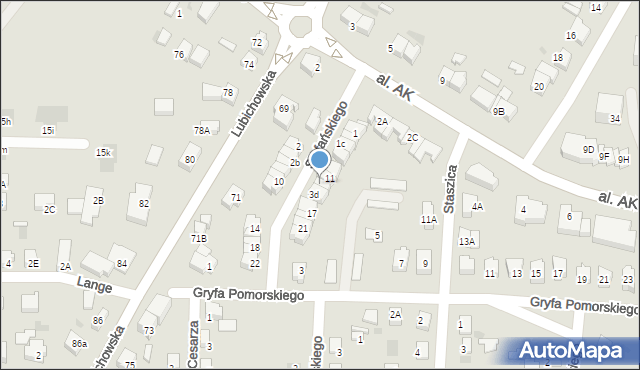 Starogard Gdański, Stefańskiego Walentego, 3c, mapa Starogard Gdański