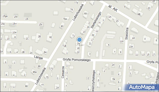 Starogard Gdański, Stefańskiego Walentego, 4b, mapa Starogard Gdański