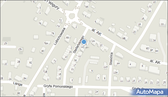 Starogard Gdański, Stefańskiego Walentego, 7, mapa Starogard Gdański