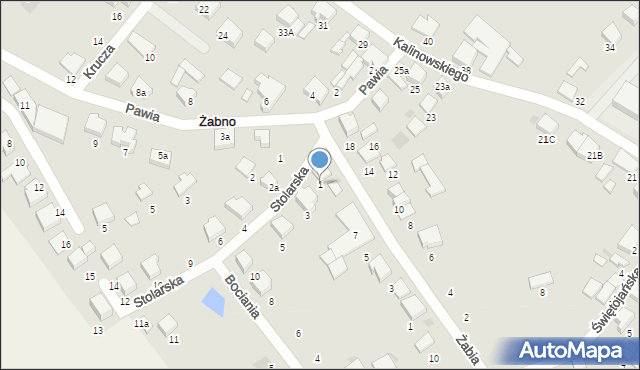 Starogard Gdański, Stolarska, 1, mapa Starogard Gdański