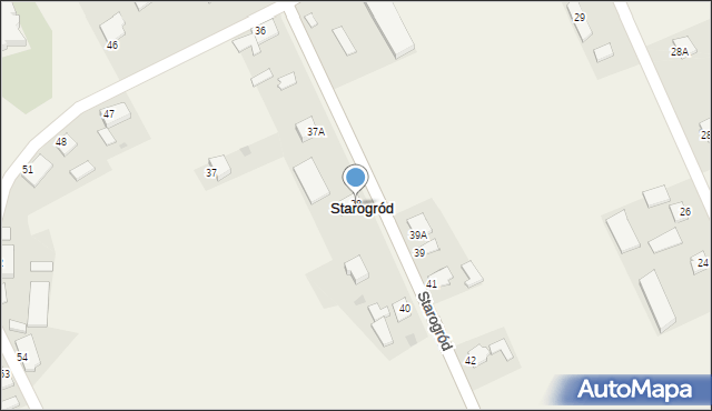 Starogród, Starogród, 38, mapa Starogród