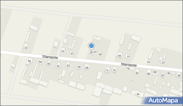 Staropole, Staropole, 47, mapa Staropole