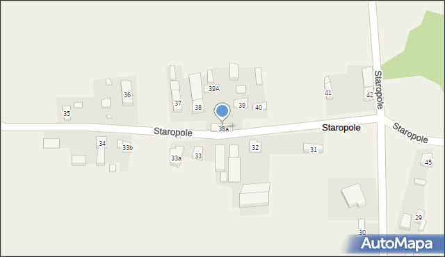 Staropole, Staropole, 38a, mapa Staropole