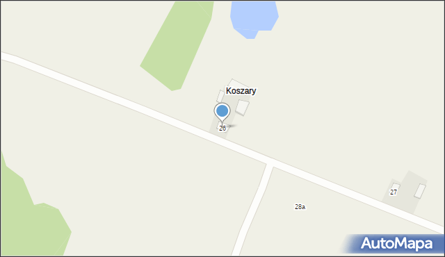 Starościn, Starościn, 26, mapa Starościn