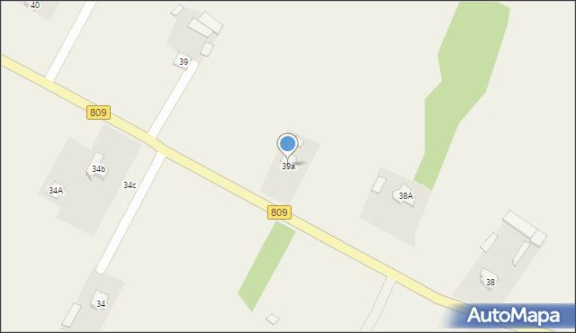 Starościn, Starościn, 39a, mapa Starościn