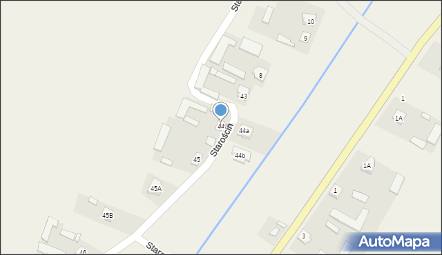 Starościn, Starościn, 44, mapa Starościn