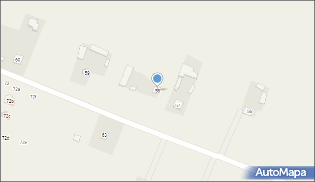 Starościn, Starościn, 58, mapa Starościn