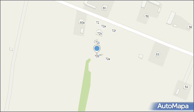 Starościn, Starościn, 72d, mapa Starościn