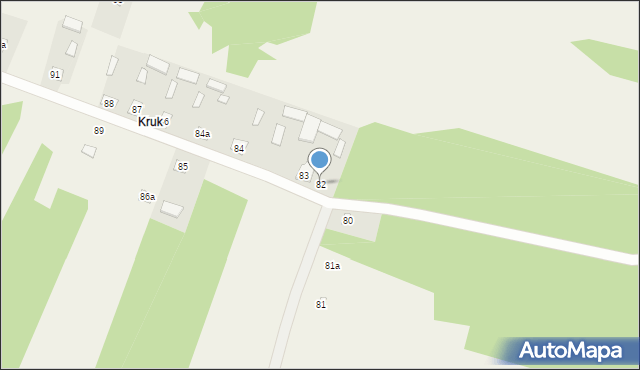 Starościn, Starościn, 82, mapa Starościn