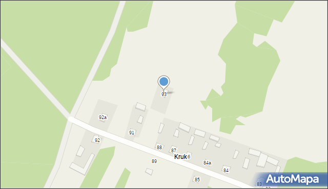 Starościn, Starościn, 93, mapa Starościn