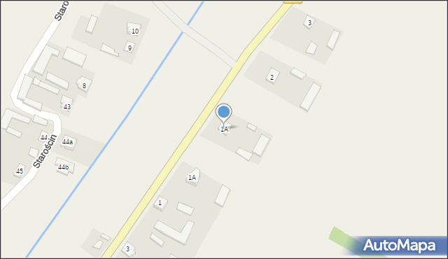 Starościn-Kolonia, Starościn-Kolonia, 1A, mapa Starościn-Kolonia