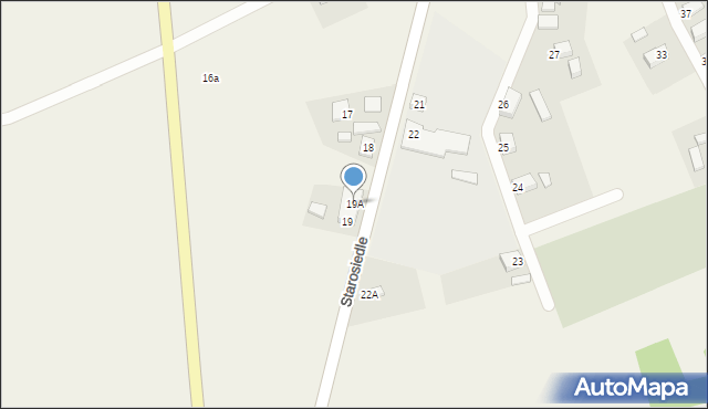 Starosiedle, Starosiedle, 19A, mapa Starosiedle