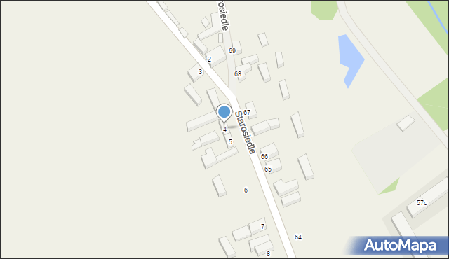 Starosiedle, Starosiedle, 4, mapa Starosiedle