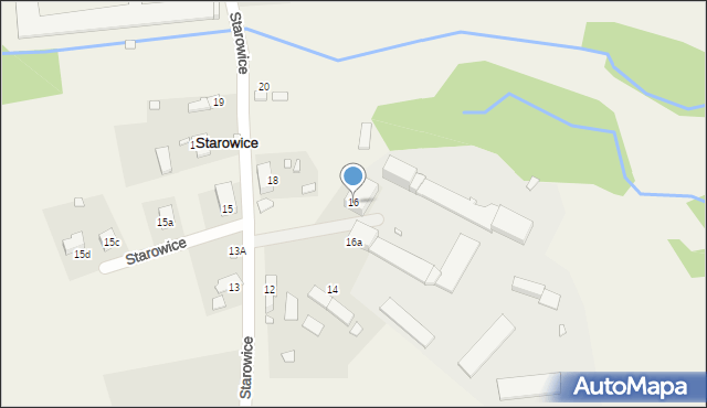 Starowice, Starowice, 16, mapa Starowice
