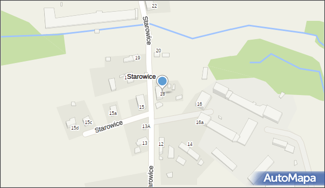 Starowice, Starowice, 18, mapa Starowice