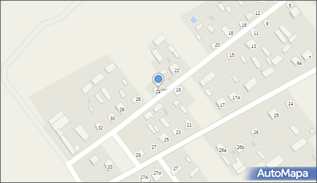 Stary Bartków, Stary Bartków, 24, mapa Stary Bartków