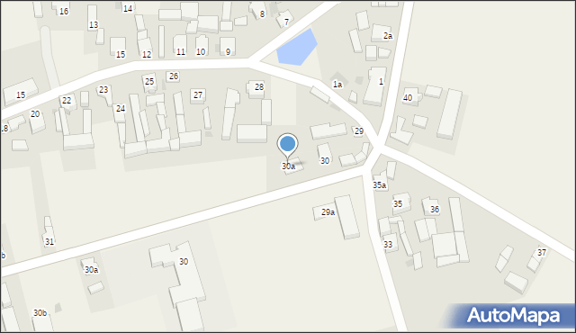 Stary Belęcin, Stary Belęcin, 30a, mapa Stary Belęcin