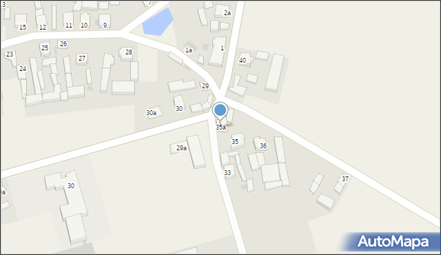 Stary Belęcin, Stary Belęcin, 35a, mapa Stary Belęcin