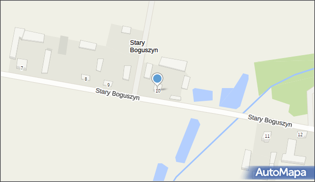 Stary Boguszyn, Stary Boguszyn, 10, mapa Stary Boguszyn