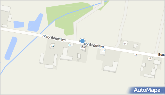 Stary Boguszyn, Stary Boguszyn, 12A, mapa Stary Boguszyn