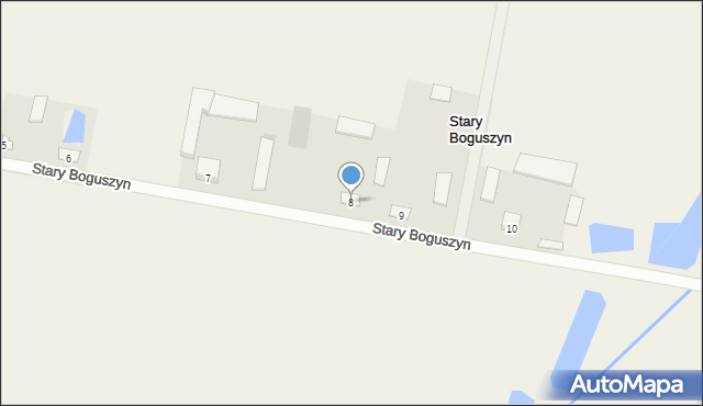 Stary Boguszyn, Stary Boguszyn, 8, mapa Stary Boguszyn