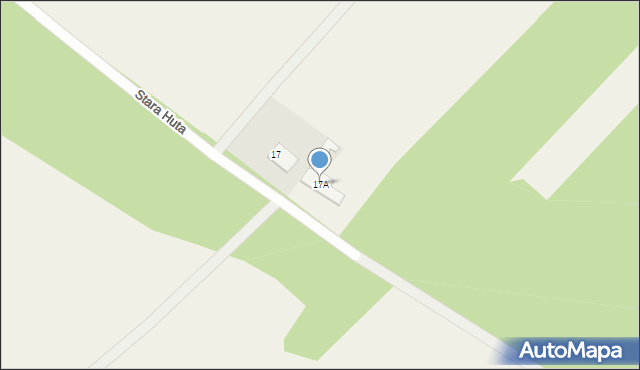 Stary Borowiec, Stary Borowiec, 17A, mapa Stary Borowiec