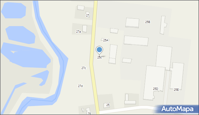 Stary Brześć, Stary Brześć, 25c, mapa Stary Brześć