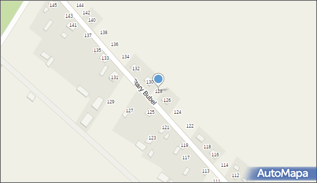 Stary Bubel, Stary Bubel, 128, mapa Stary Bubel