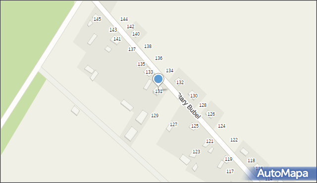 Stary Bubel, Stary Bubel, 131, mapa Stary Bubel