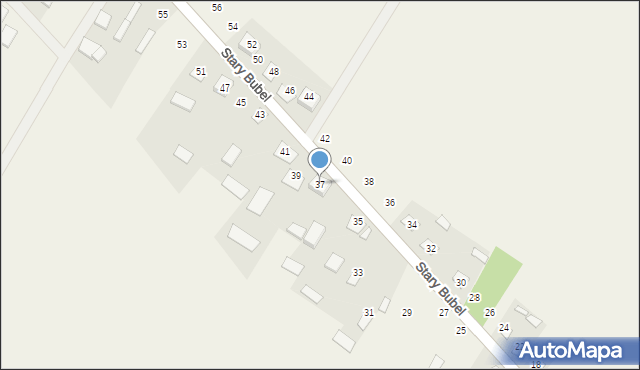 Stary Bubel, Stary Bubel, 37, mapa Stary Bubel