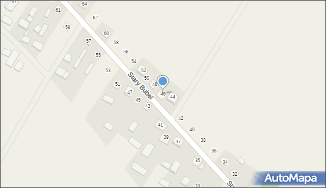 Stary Bubel, Stary Bubel, 46, mapa Stary Bubel