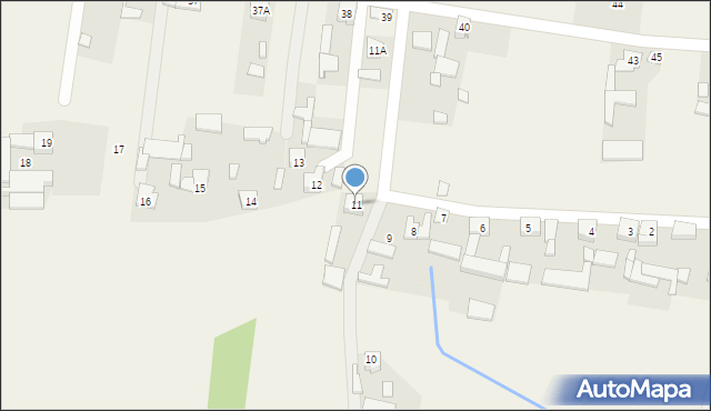 Stary Bugaj, Stary Bugaj, 11, mapa Stary Bugaj