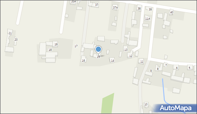 Stary Bugaj, Stary Bugaj, 15, mapa Stary Bugaj