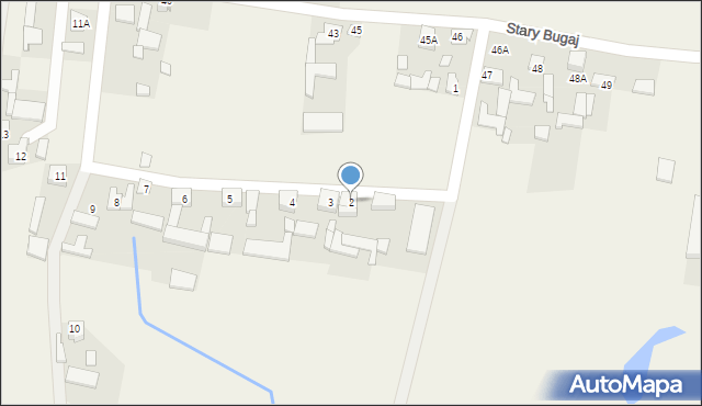 Stary Bugaj, Stary Bugaj, 2, mapa Stary Bugaj