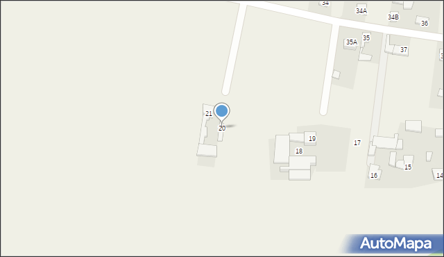 Stary Bugaj, Stary Bugaj, 20, mapa Stary Bugaj