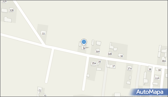 Stary Bugaj, Stary Bugaj, 34, mapa Stary Bugaj