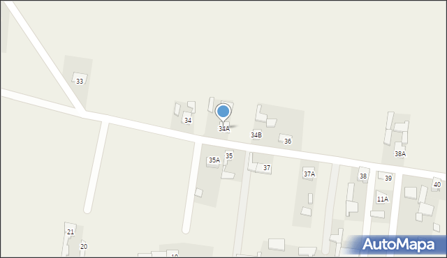 Stary Bugaj, Stary Bugaj, 34A, mapa Stary Bugaj