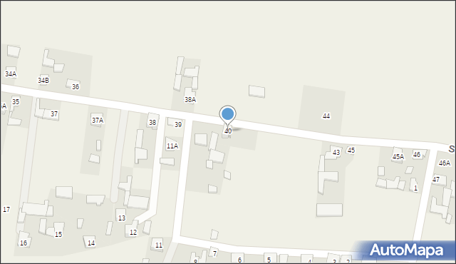 Stary Bugaj, Stary Bugaj, 40, mapa Stary Bugaj
