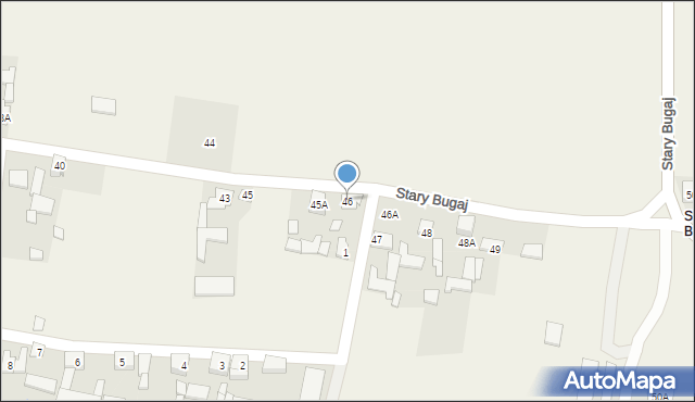 Stary Bugaj, Stary Bugaj, 46, mapa Stary Bugaj