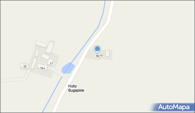 Stary Bugaj, Stary Bugaj, 56, mapa Stary Bugaj