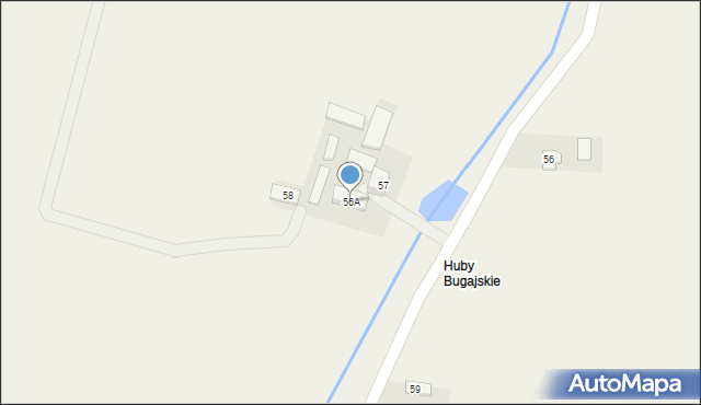 Stary Bugaj, Stary Bugaj, 56A, mapa Stary Bugaj