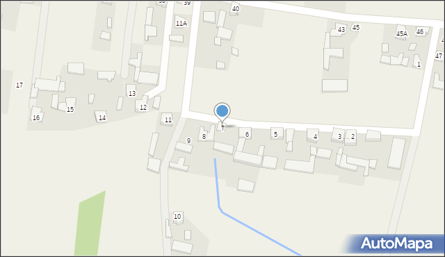 Stary Bugaj, Stary Bugaj, 7, mapa Stary Bugaj