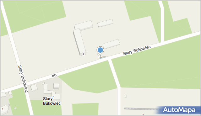 Stary Bukowiec, Stary Bukowiec, 2A, mapa Stary Bukowiec