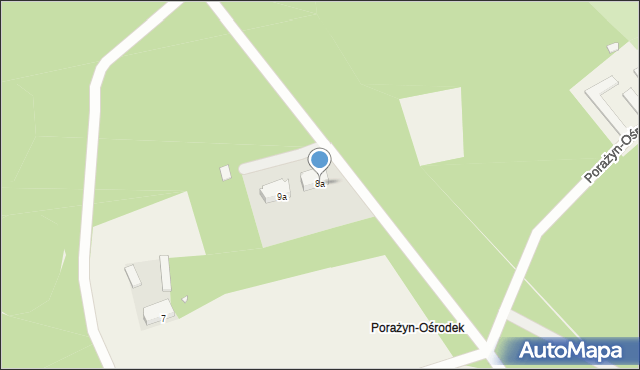 Stary Bukowiec, Stary Bukowiec, 8a, mapa Stary Bukowiec