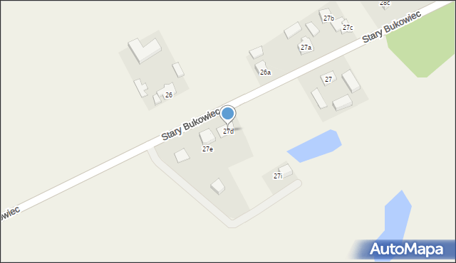 Stary Bukowiec, Stary Bukowiec, 27d, mapa Stary Bukowiec